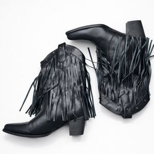 BYBMORTO | Fringe Cowboy Boots